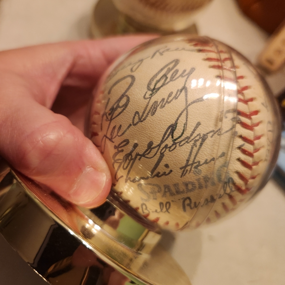 1978 LA Dodgers team signed baseball